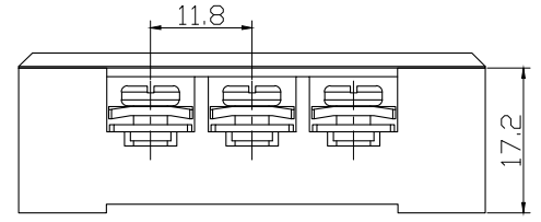 TB-2503 Barrier Terminal Block Structure Diagram